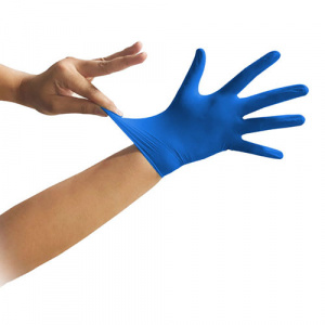 ERWAN™ Nitrile Premium Protection Examination Gloves, 100 Pieces Dark Blue Heavy Duty